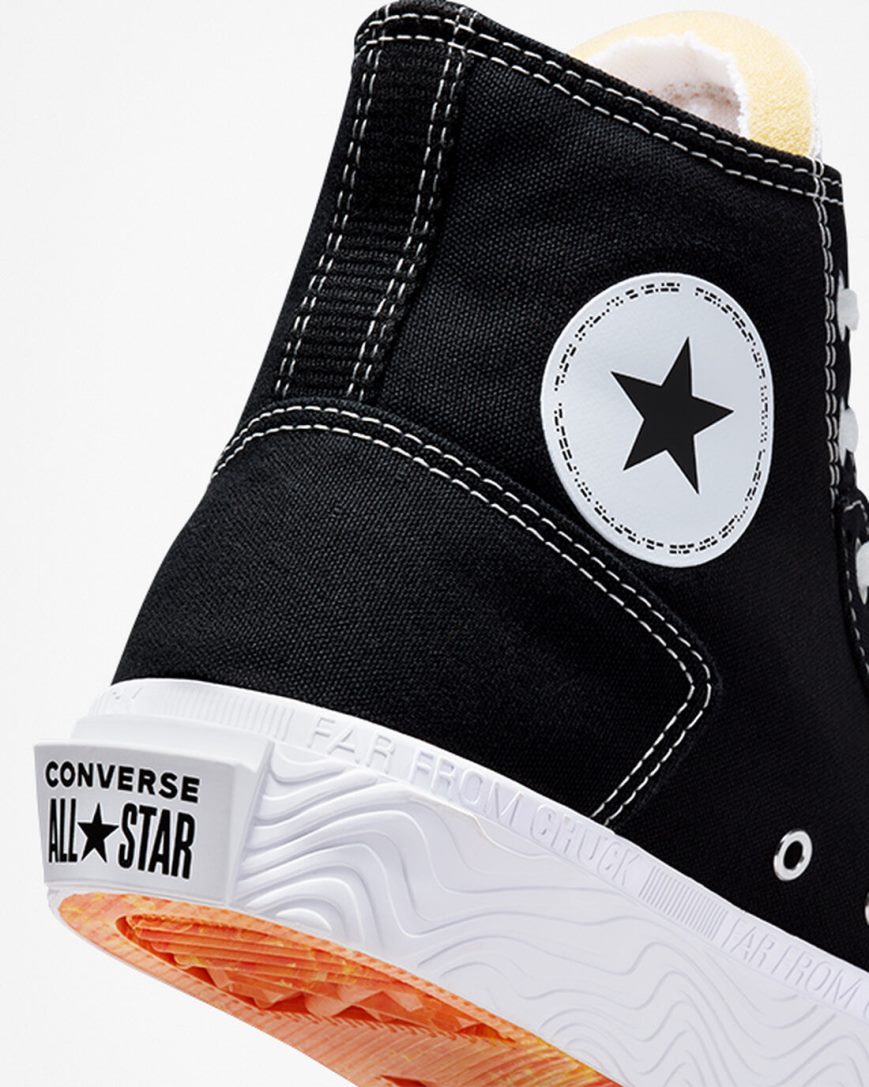 Tenisky Vysoke Converse Chuck Taylor Alt Star Platene Damske Čierne Biele | SK CASDI8